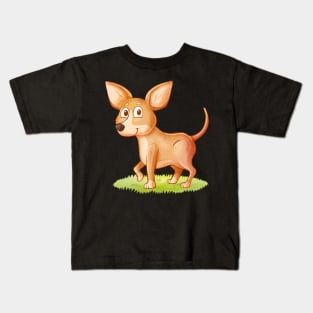 Chihuahua hand Drawn Kids T-Shirt